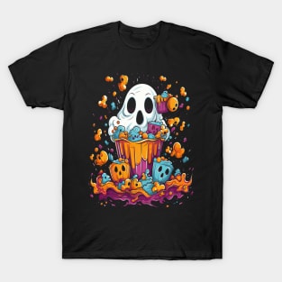 Halloween Trick or Treat Ghost T-Shirt